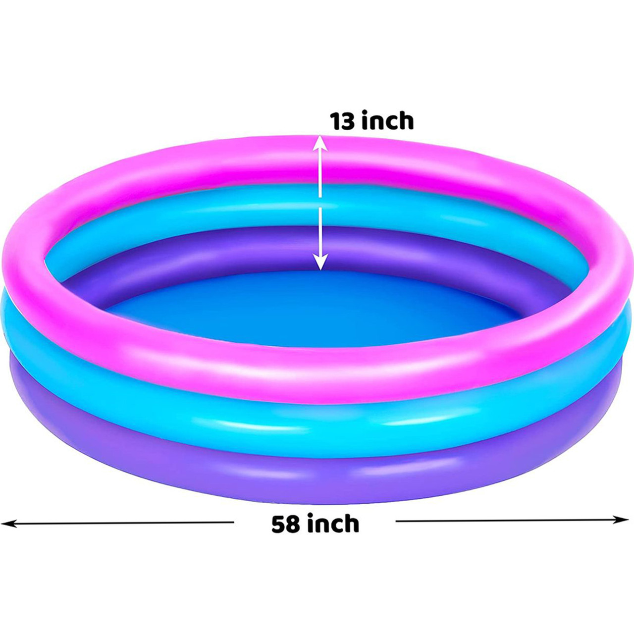 Kids' 58-Inch Inflatable Kiddie Pool (2-Pack) product image