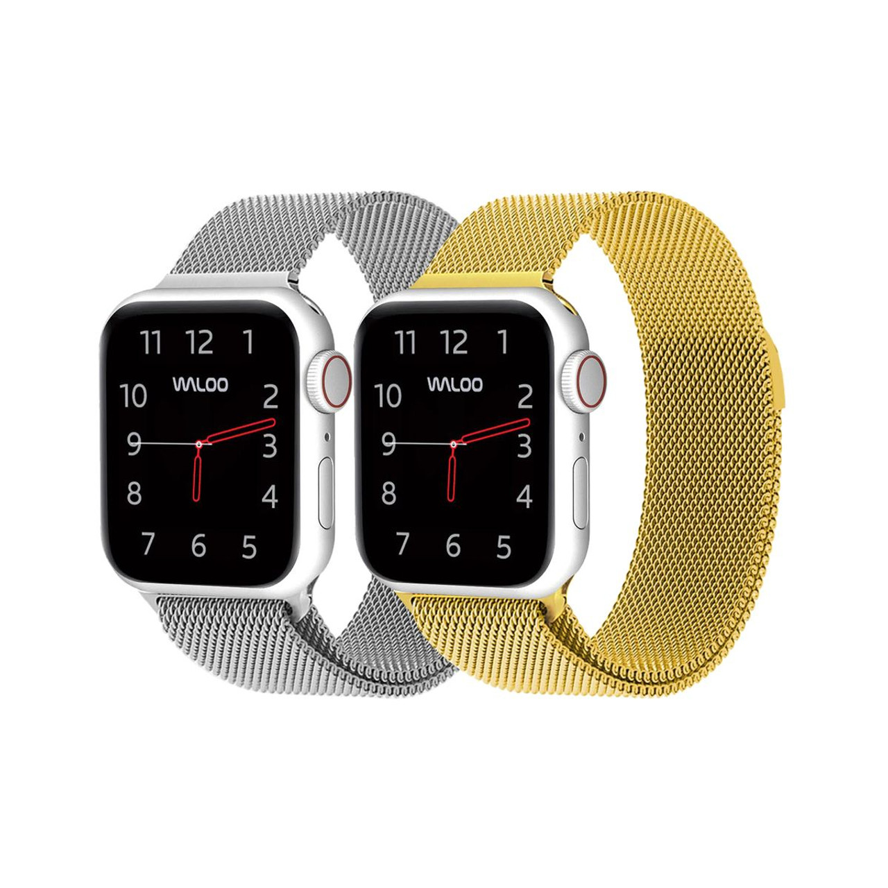 Waloo® Milanese Watch Band for Apple Watch Series 1-7 (2-Pack) product image