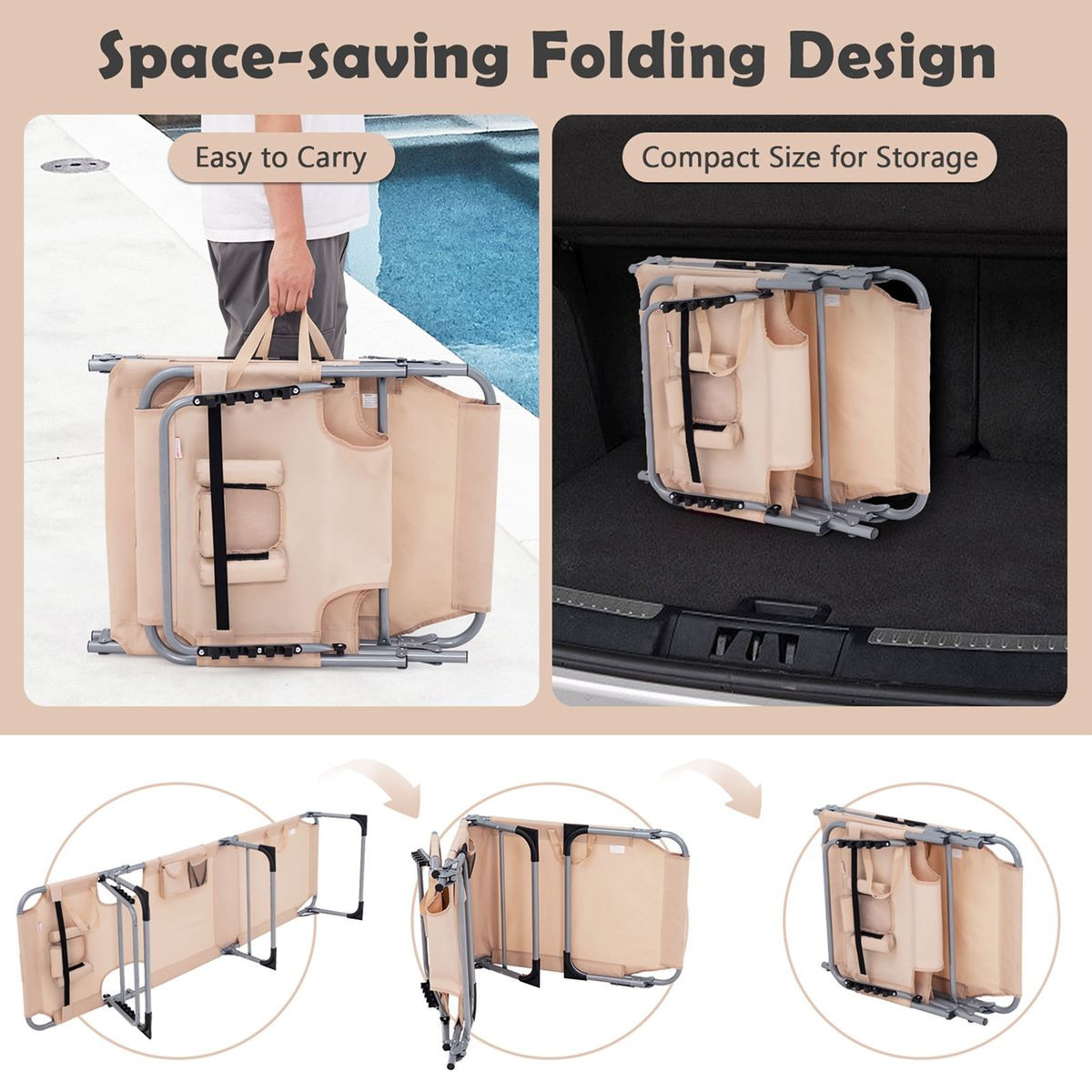 Outdoor Beach Lounge Chair product image