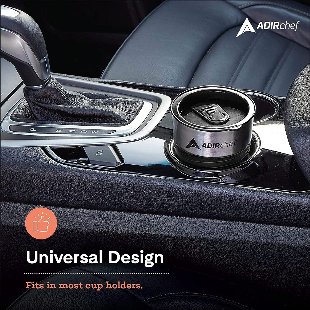 AdirChef Mini Single Serve Coffee Maker & 15 oz. Travel Mug & Reusable Filter product image