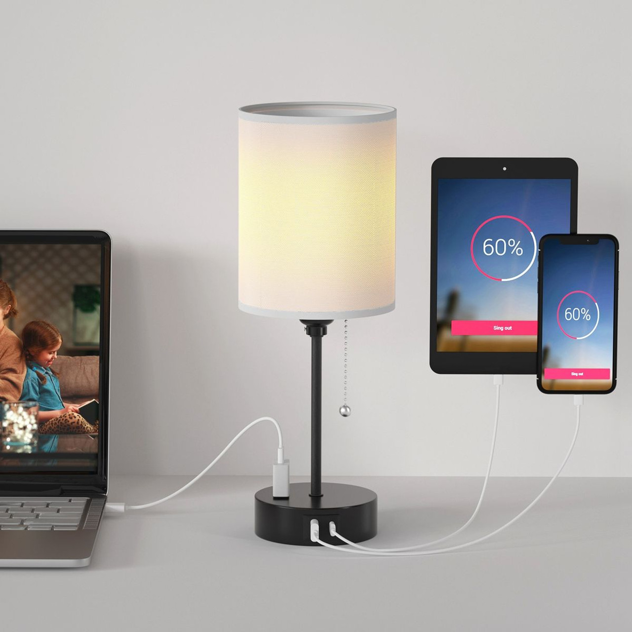 iMounTEK® Bedside Table Lamp (2-Pack) product image