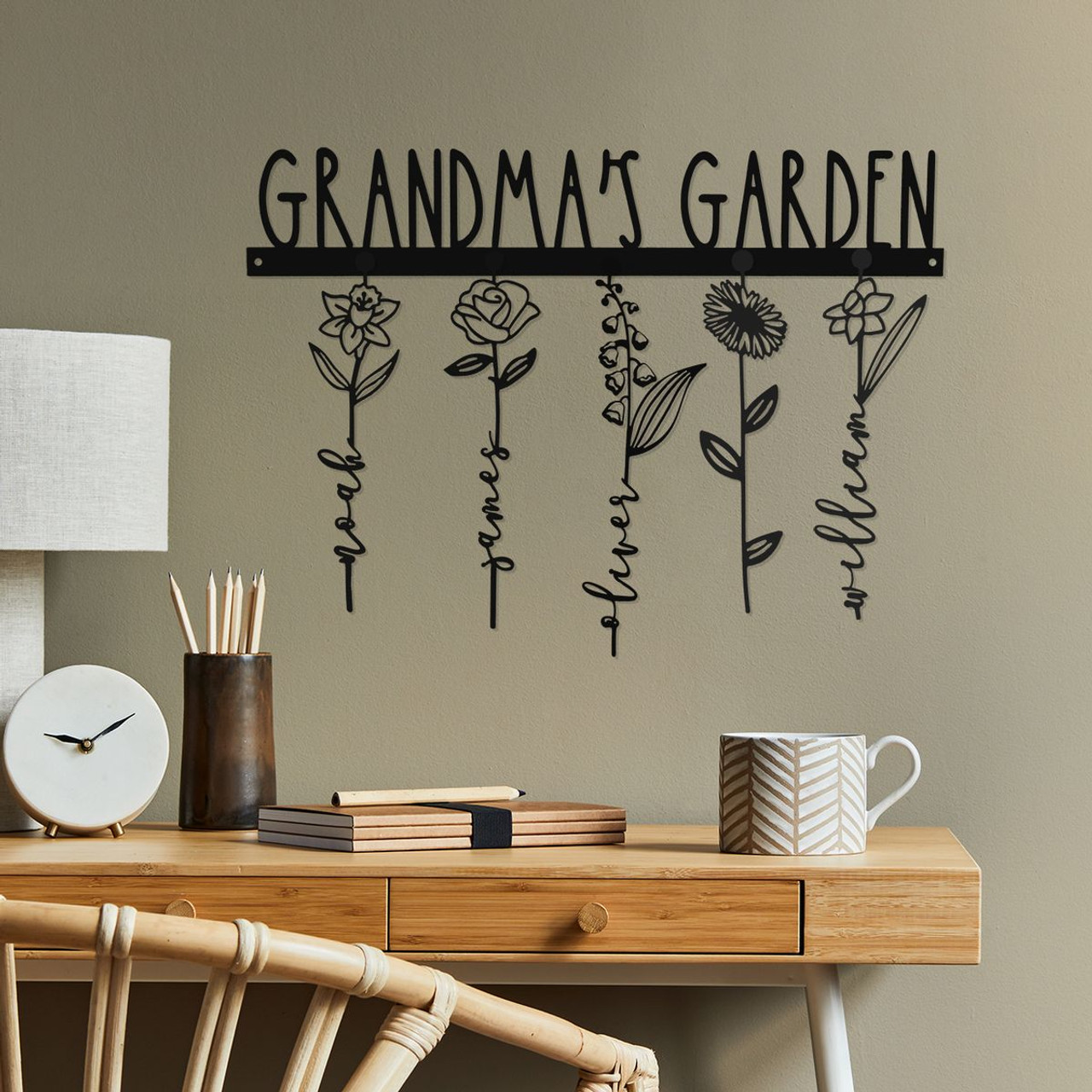 Personalized 'Our Family Garden' Plaque product image