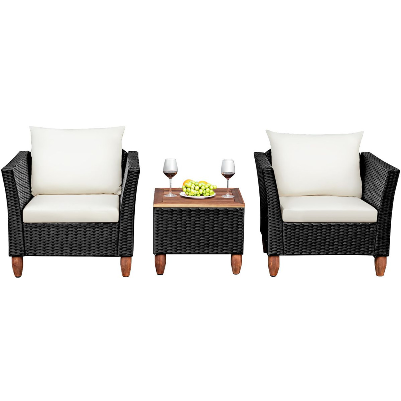 3-Piece Outdoor Patio Rattan Furniture Set product image 3-Piece Outdoor Patio Rattan Furniture Set product image