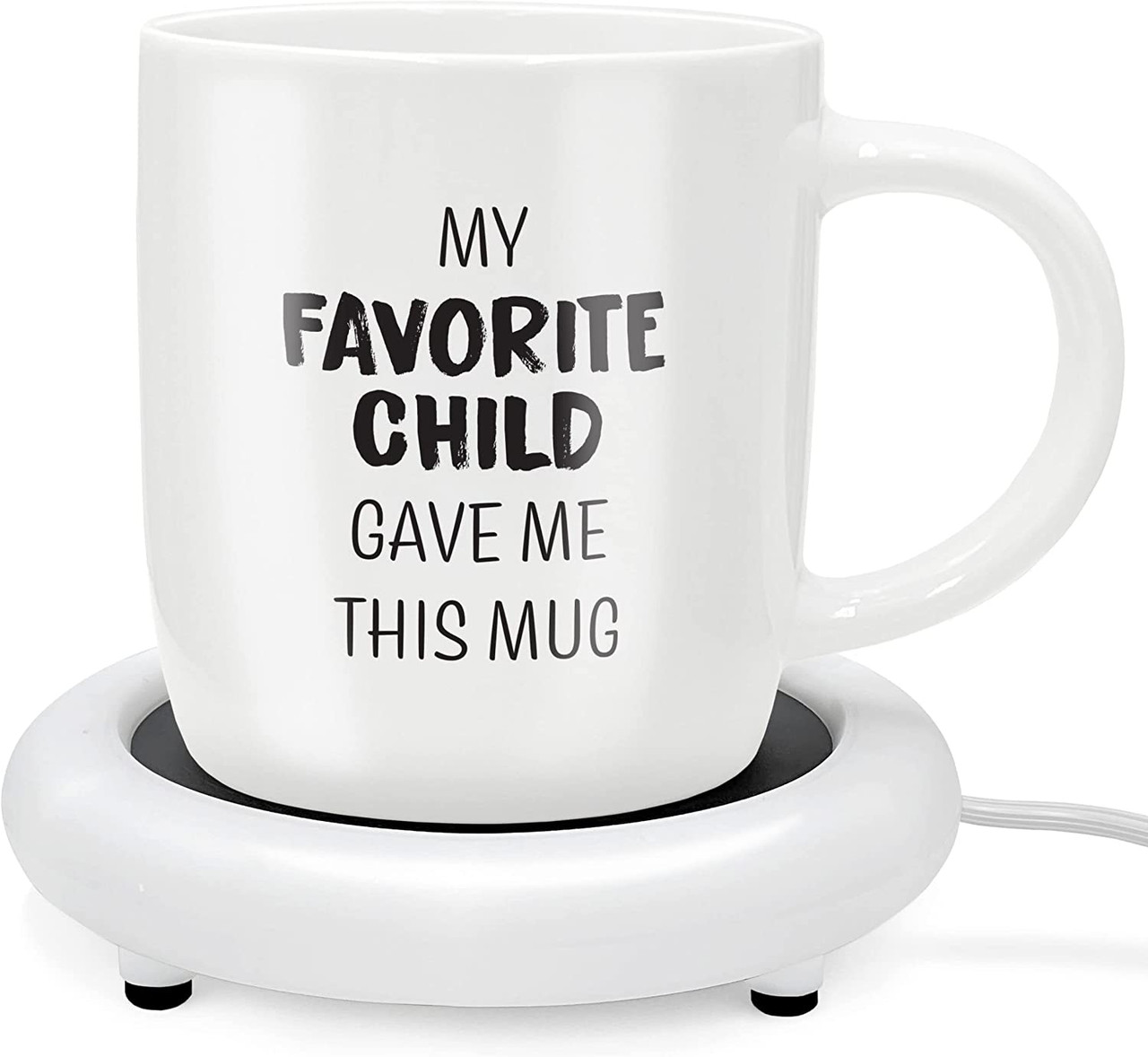 Mom-Themed 12-Ounce Electric Heated Coffee Mug product image