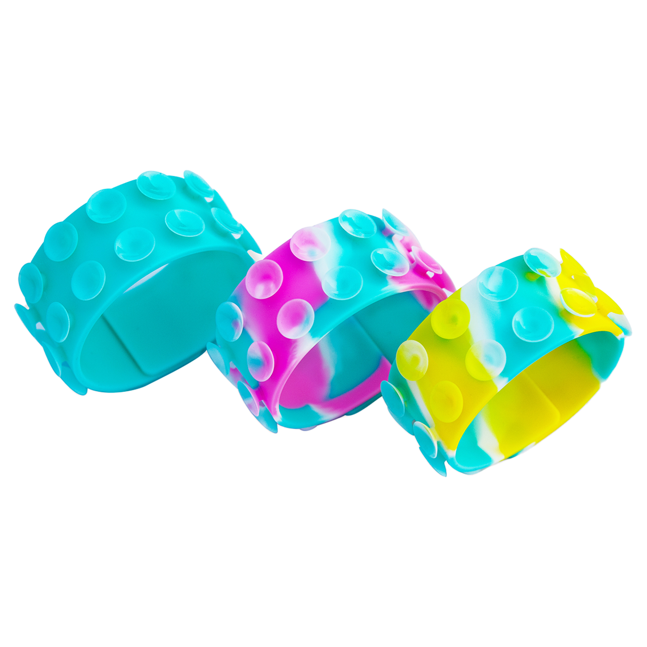 Link 6.5-Inch Suction Pop-It Fidget Bracelet (3-Pack) product image