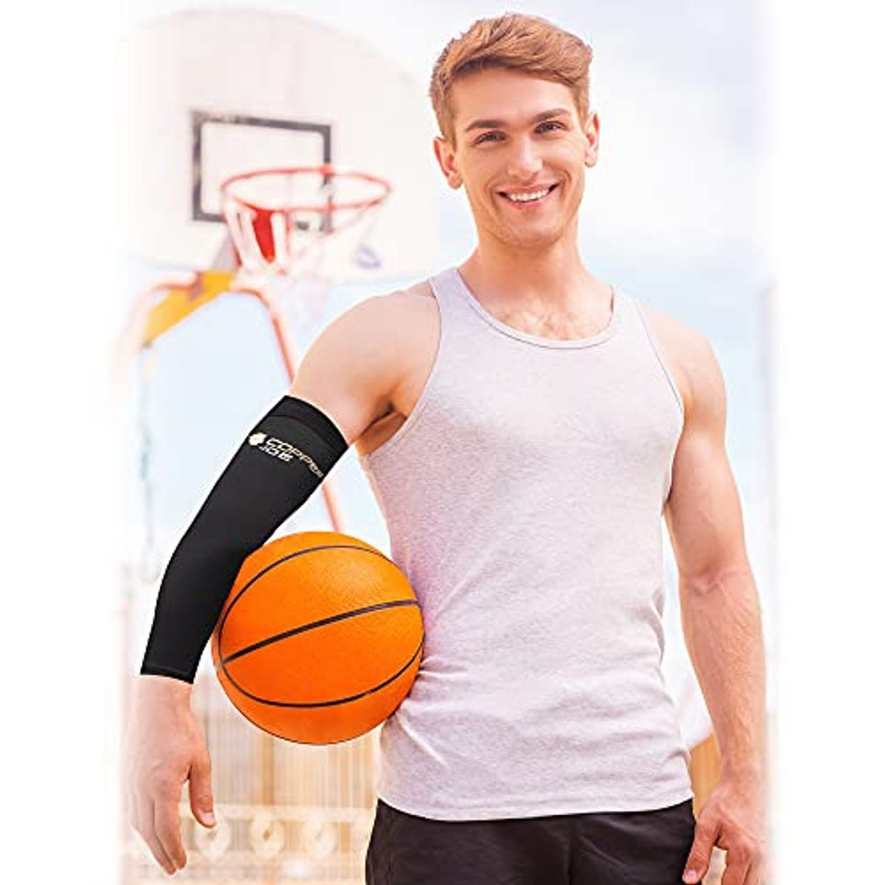 Copper Joe® Copper-Infused Recovery Arm Compression Sleeve product image