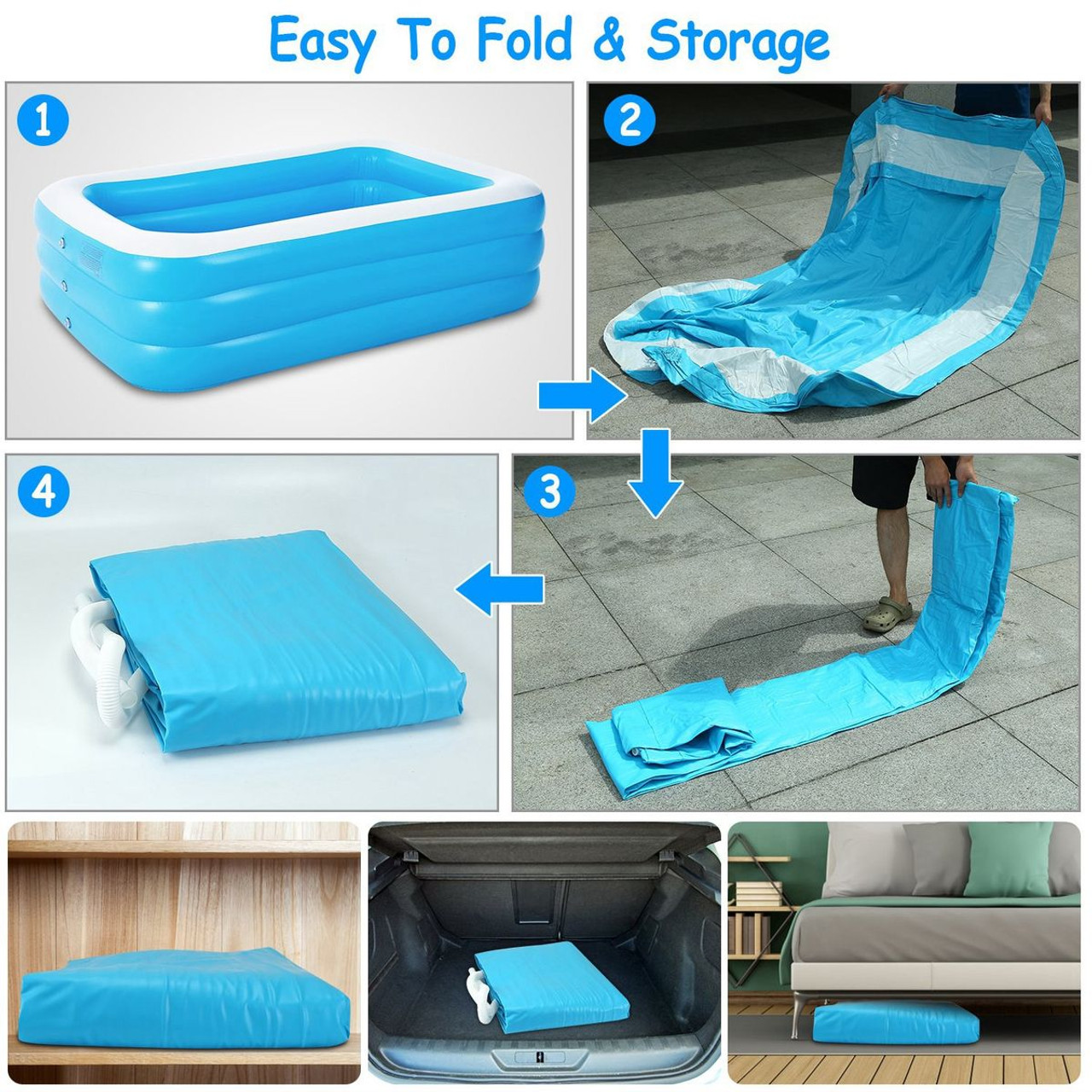 CoolWorld™ Inflatable Swimming Pool Play Center product image