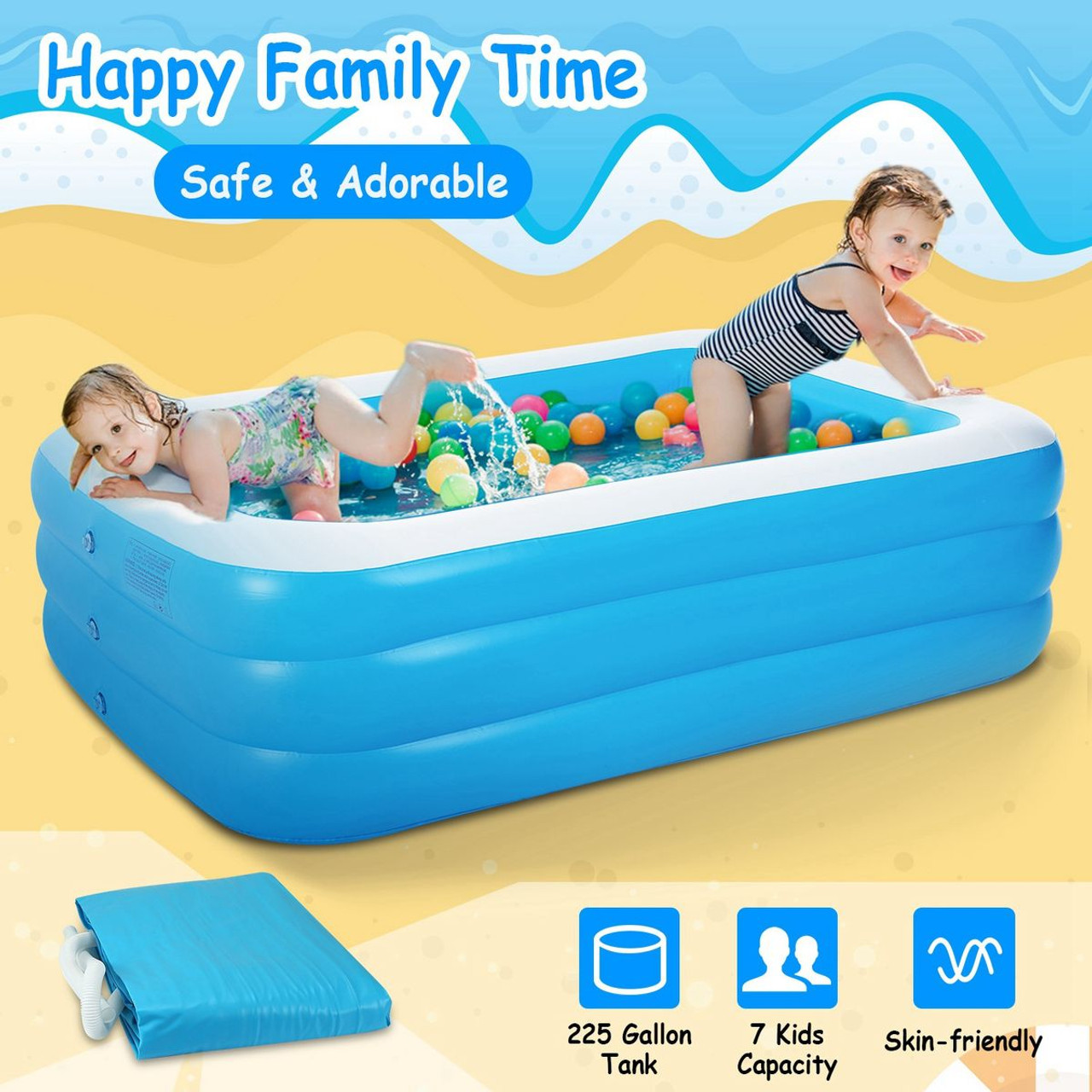 CoolWorld™ Inflatable Swimming Pool Play Center product image