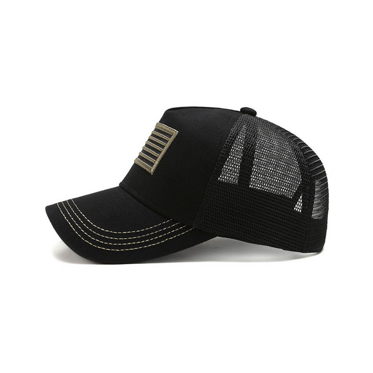 American Flag Trucker Hat with Adjustable Strap product image