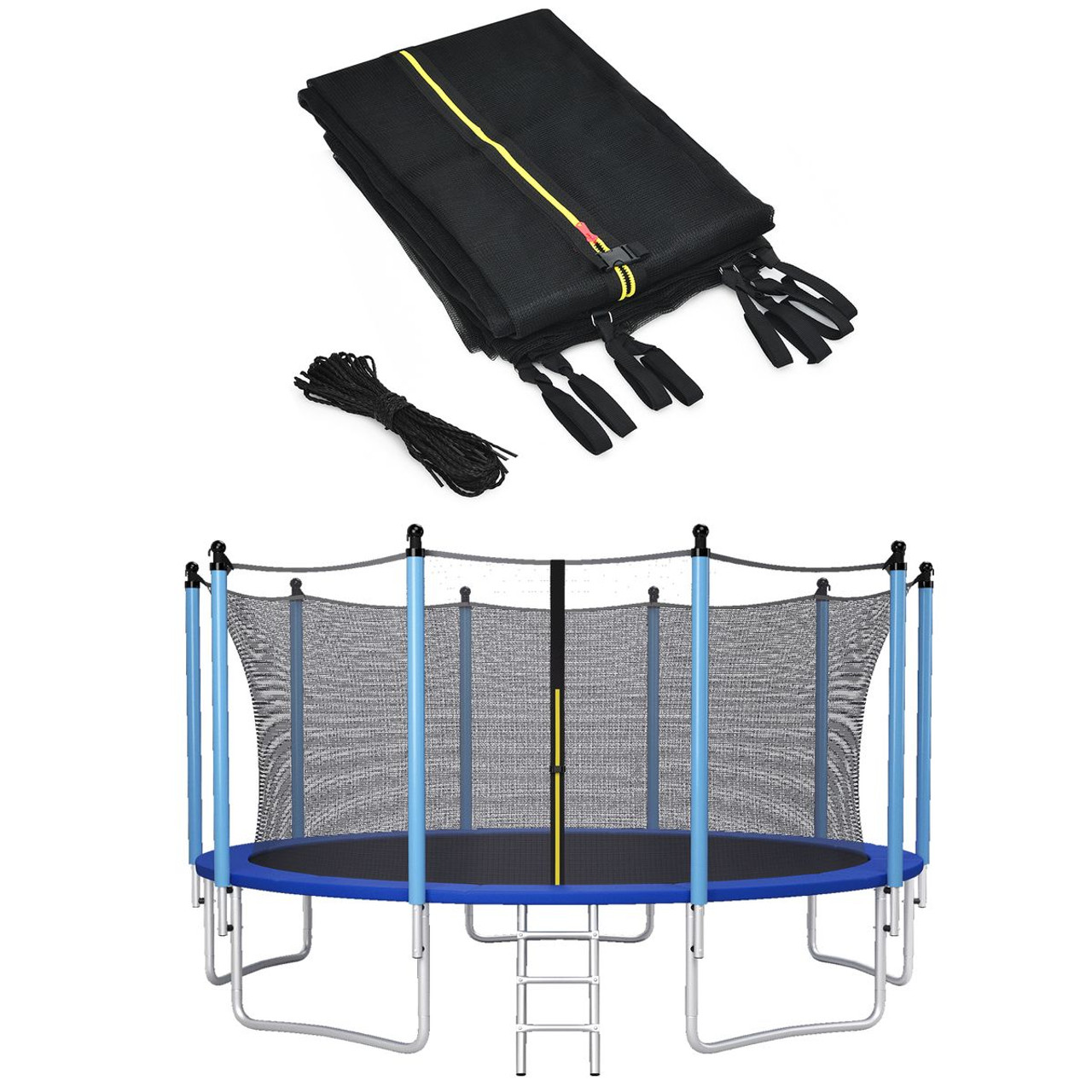 15-Foot Trampoline Replacement Safety Enclosure Net product image