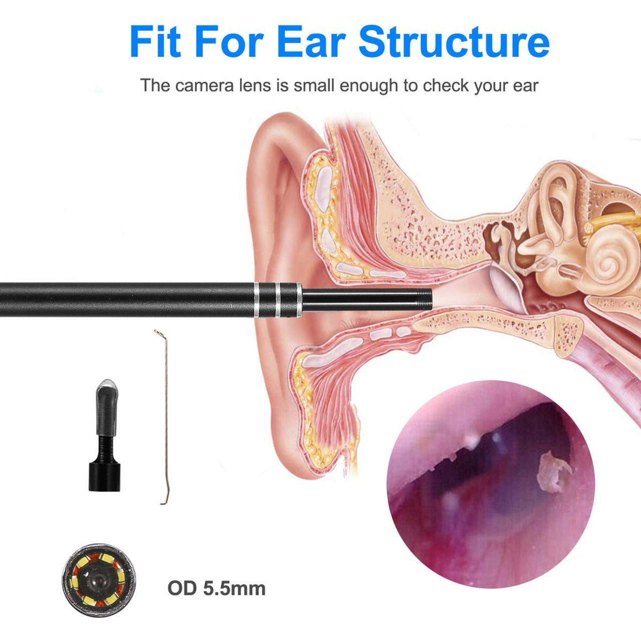 iMounTEK® Ear Cleaning Endoscope Camera product image