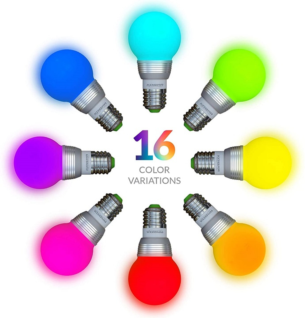 Kobra™ LED Color-Changing Light Bulb with Remote (2- to 4-Pack) product image