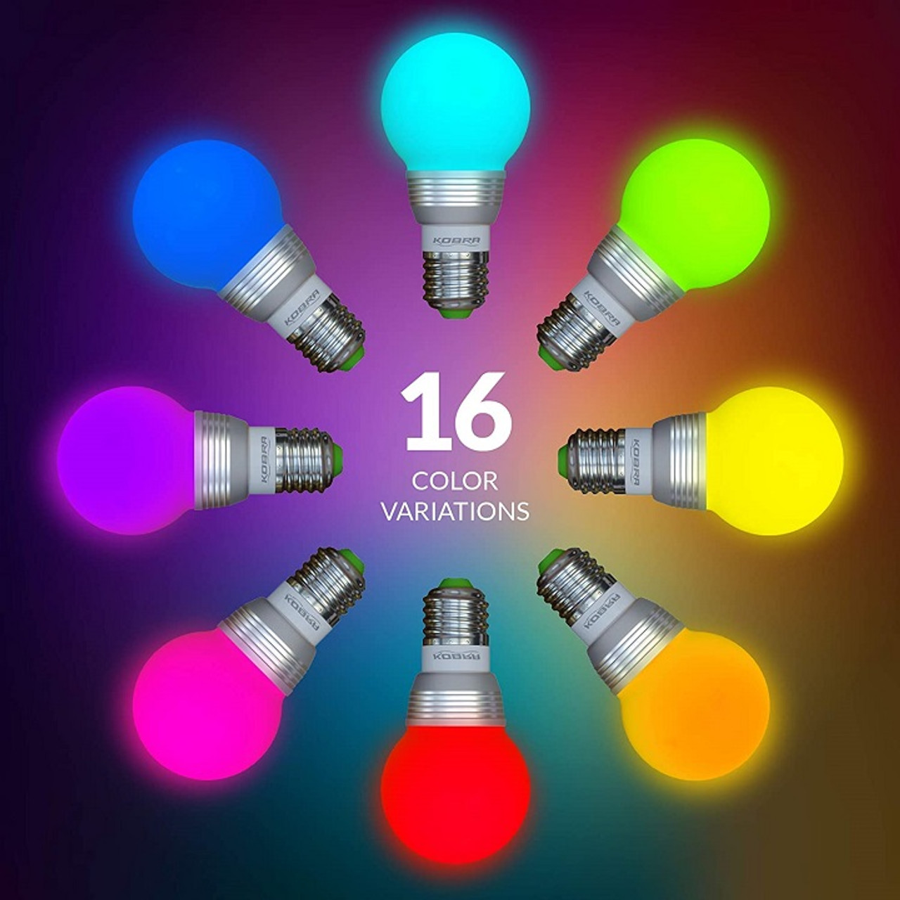 Kobra™ LED Color-Changing Light Bulb with Remote (2- to 4-Pack) product image