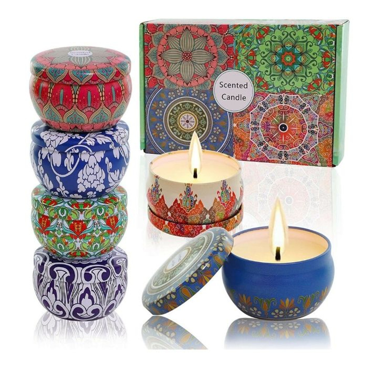 Assorted Scented Soy Candles (Set of 6) product image