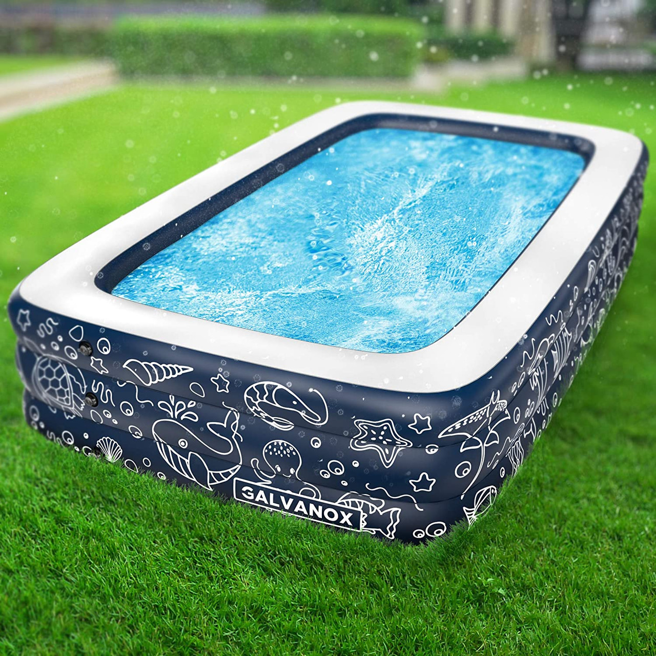 10-Foot 3-Chamber Inflatable Swimming Pool product image