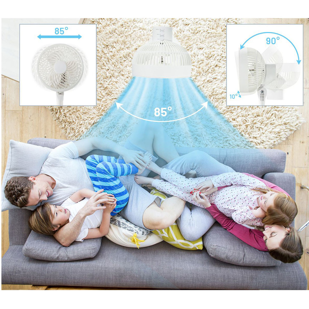 9-Inch Oscillating Pedestal Fan product image