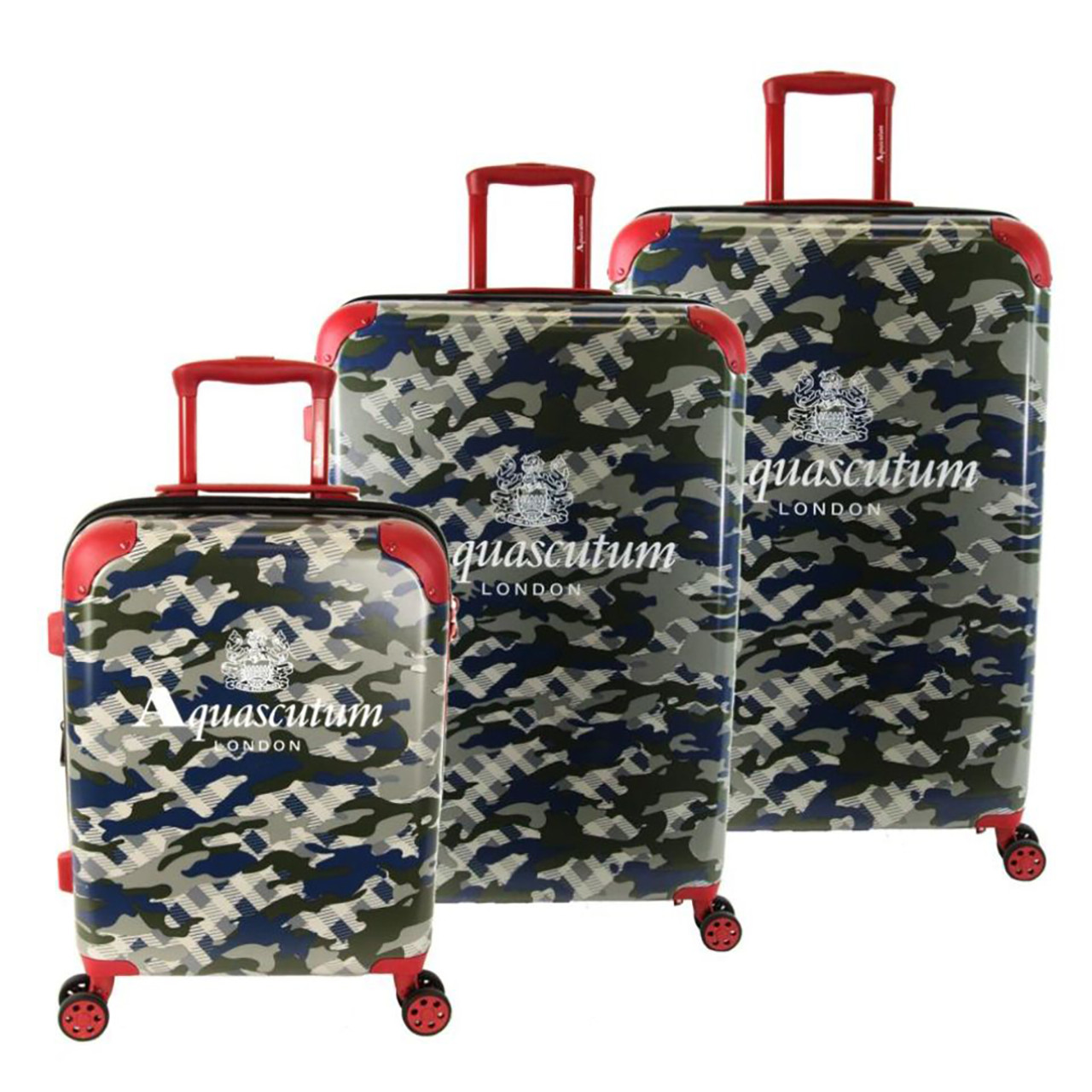 Aquascutum® Hardside Spinner Luggage Suitcases (Set of 3) product image