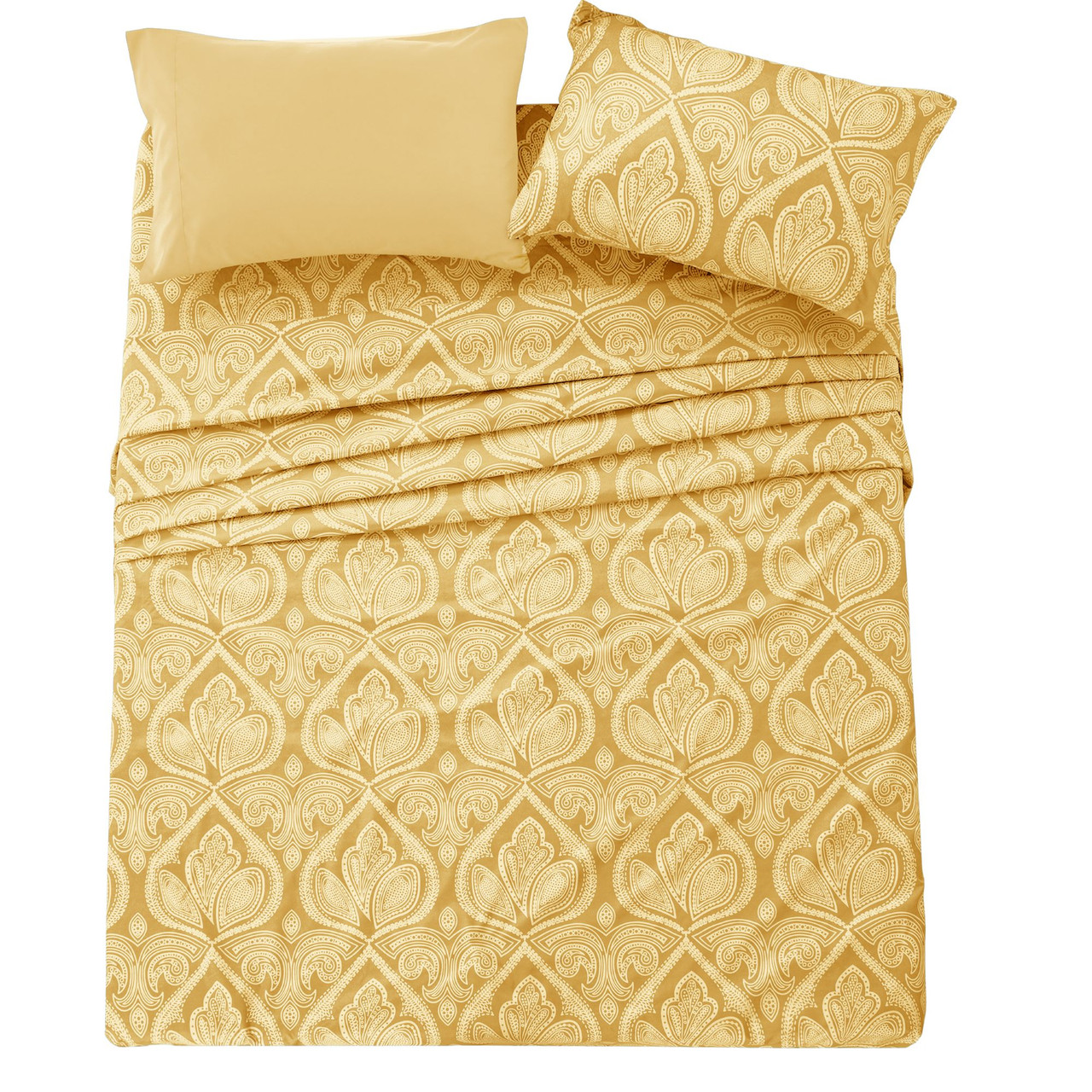 4 or 6-Piece Paisley Printed Deep Pocket Bed Sheet Set product image