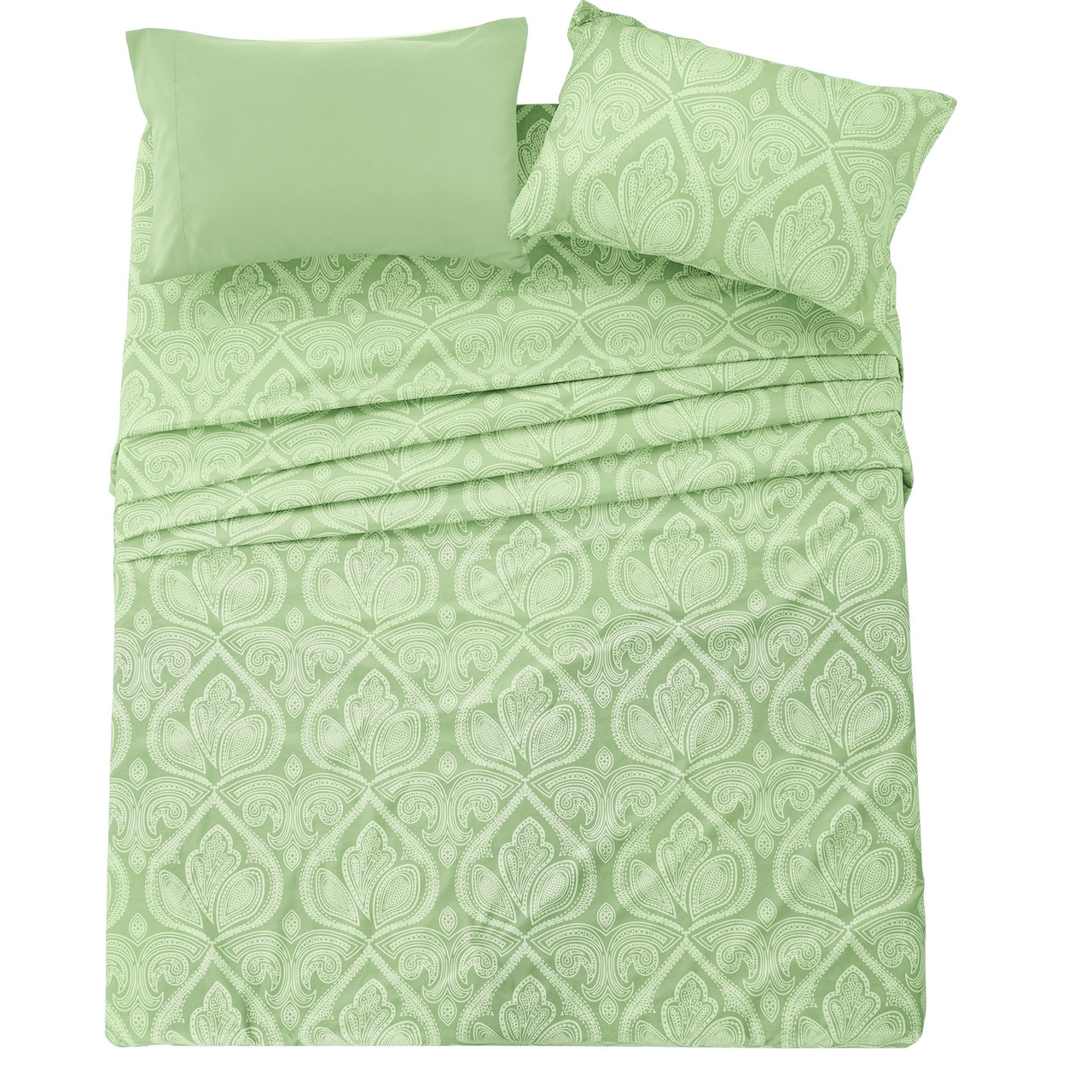 4 or 6-Piece Paisley Printed Deep Pocket Bed Sheet Set product image