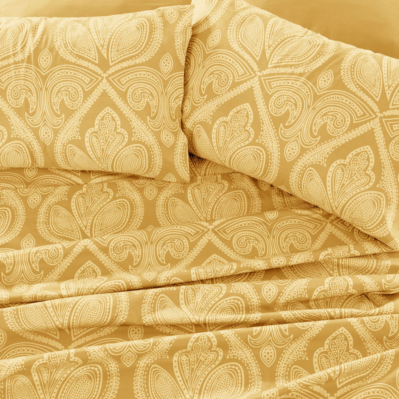 4 or 6-Piece Paisley Printed Deep Pocket Bed Sheet Set product image