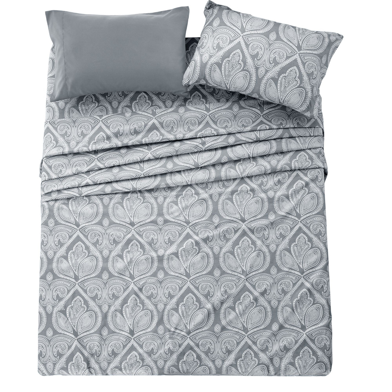 4 or 6-Piece Paisley Printed Deep Pocket Bed Sheet Set product image