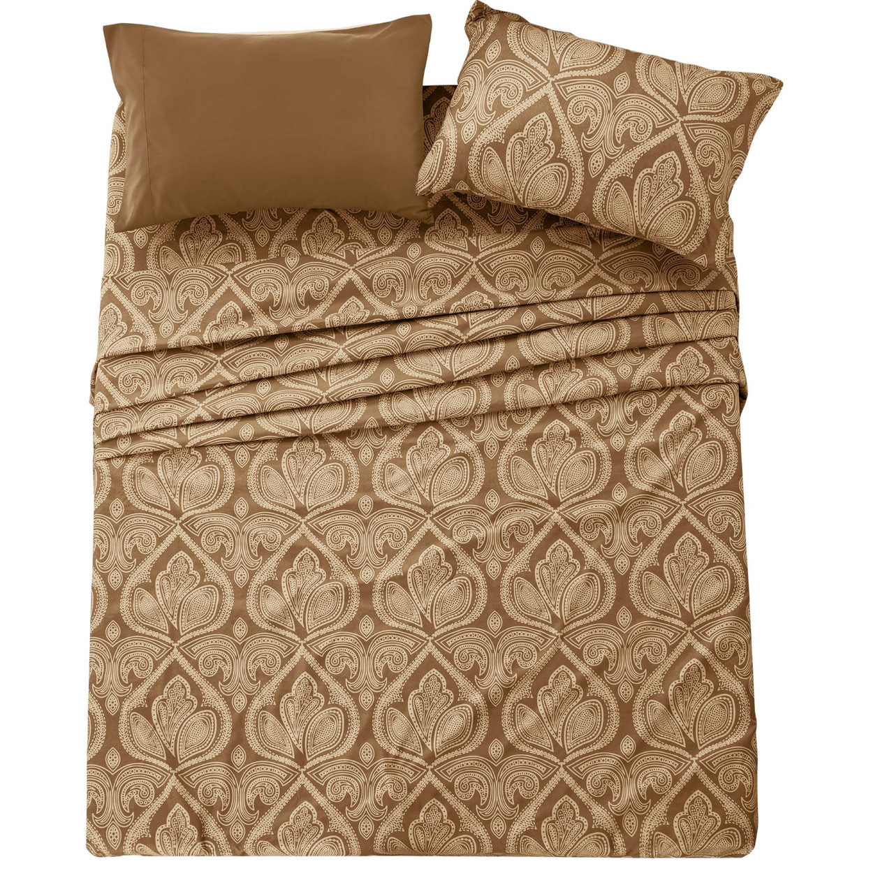 4 or 6-Piece Paisley Printed Deep Pocket Bed Sheet Set product image