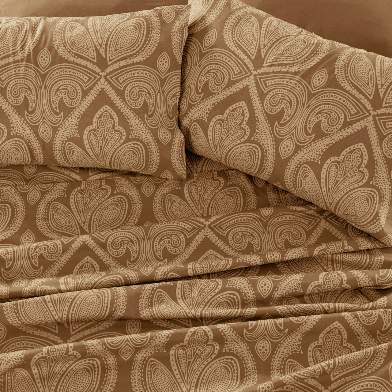 4 or 6-Piece Paisley Printed Deep Pocket Bed Sheet Set product image
