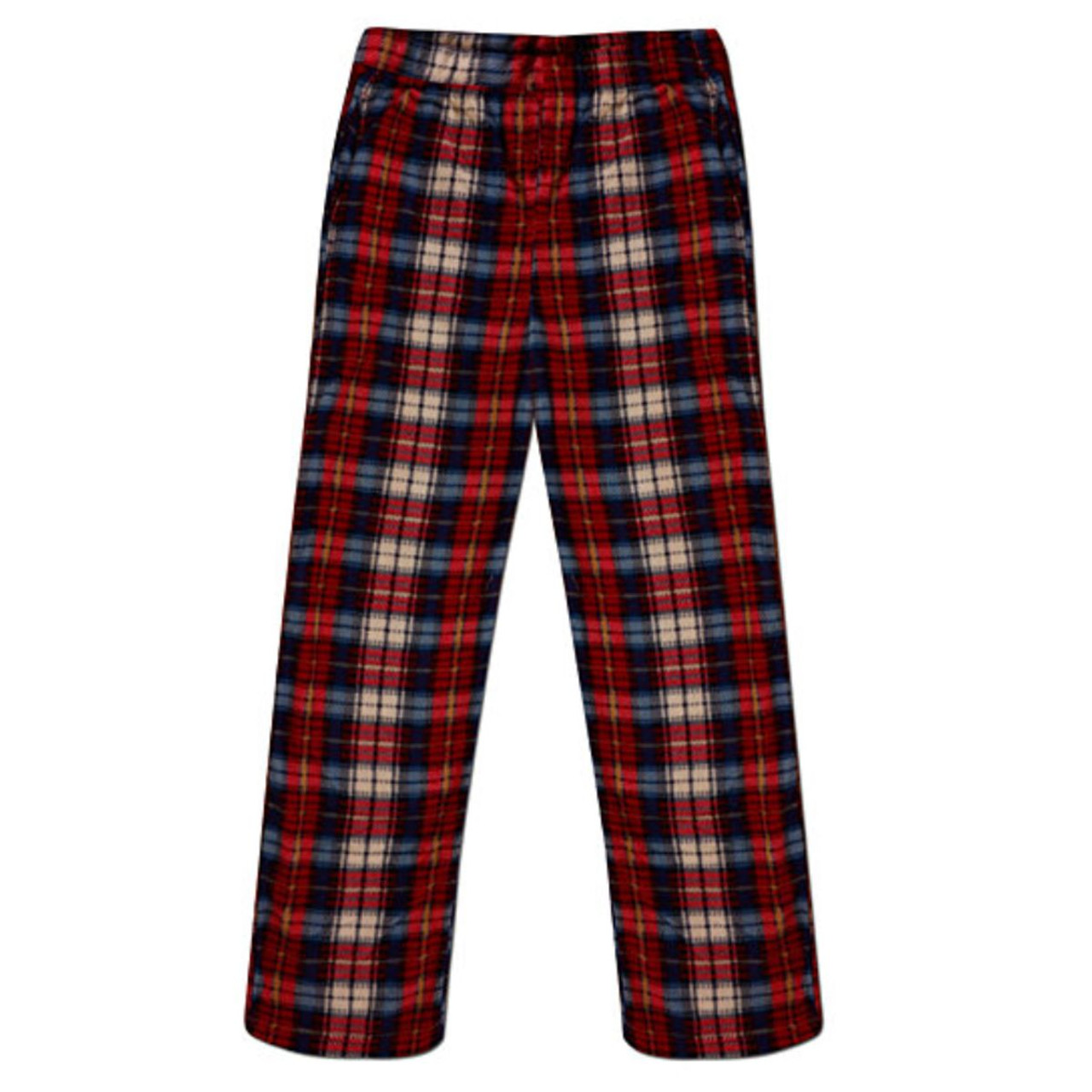 Men's Ultra-Soft Flannel Plaid Pajama Lounge Pants with Pockets (2- to 4-Pack) product image