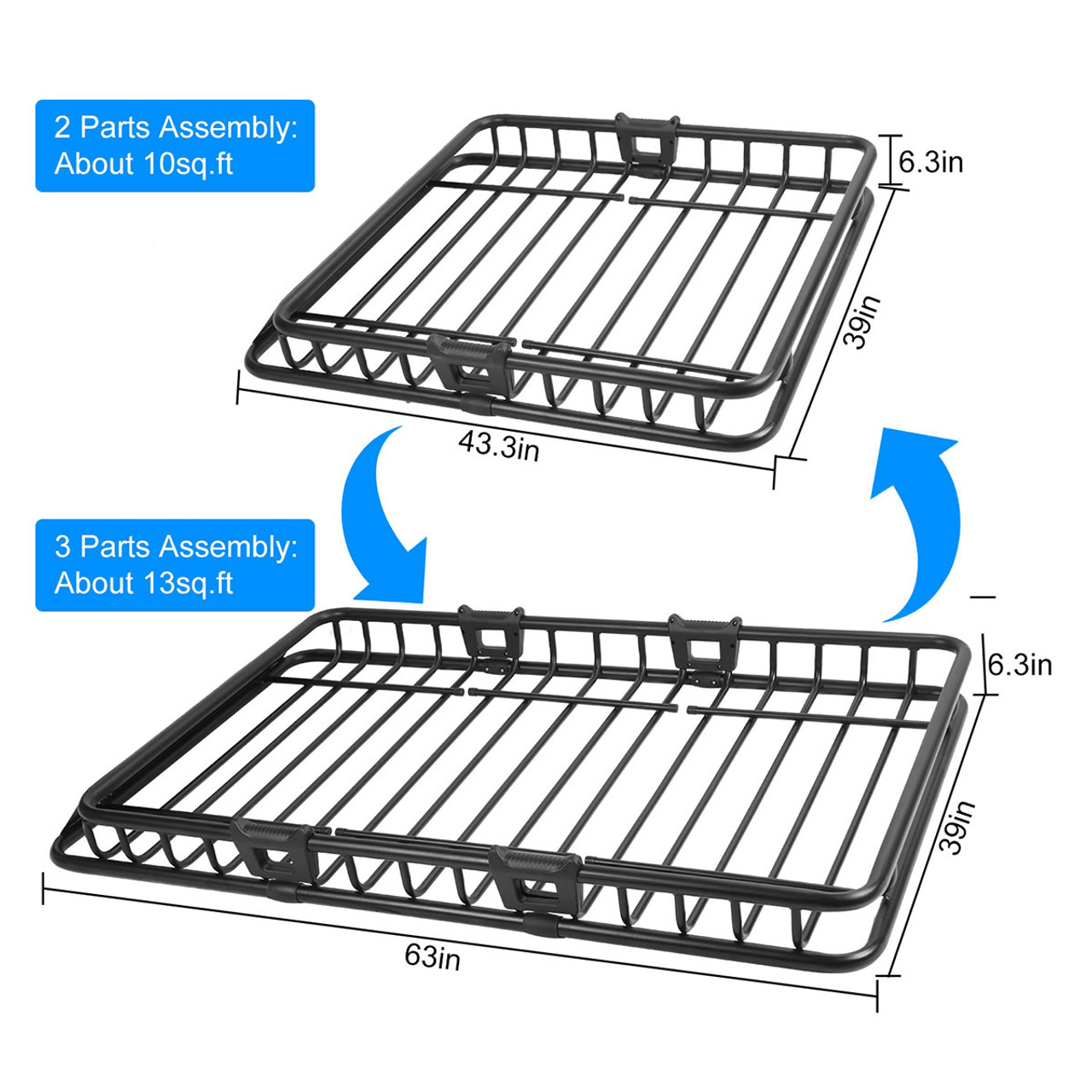 iMounTEK Heavy Duty Roof Rack Basket product image