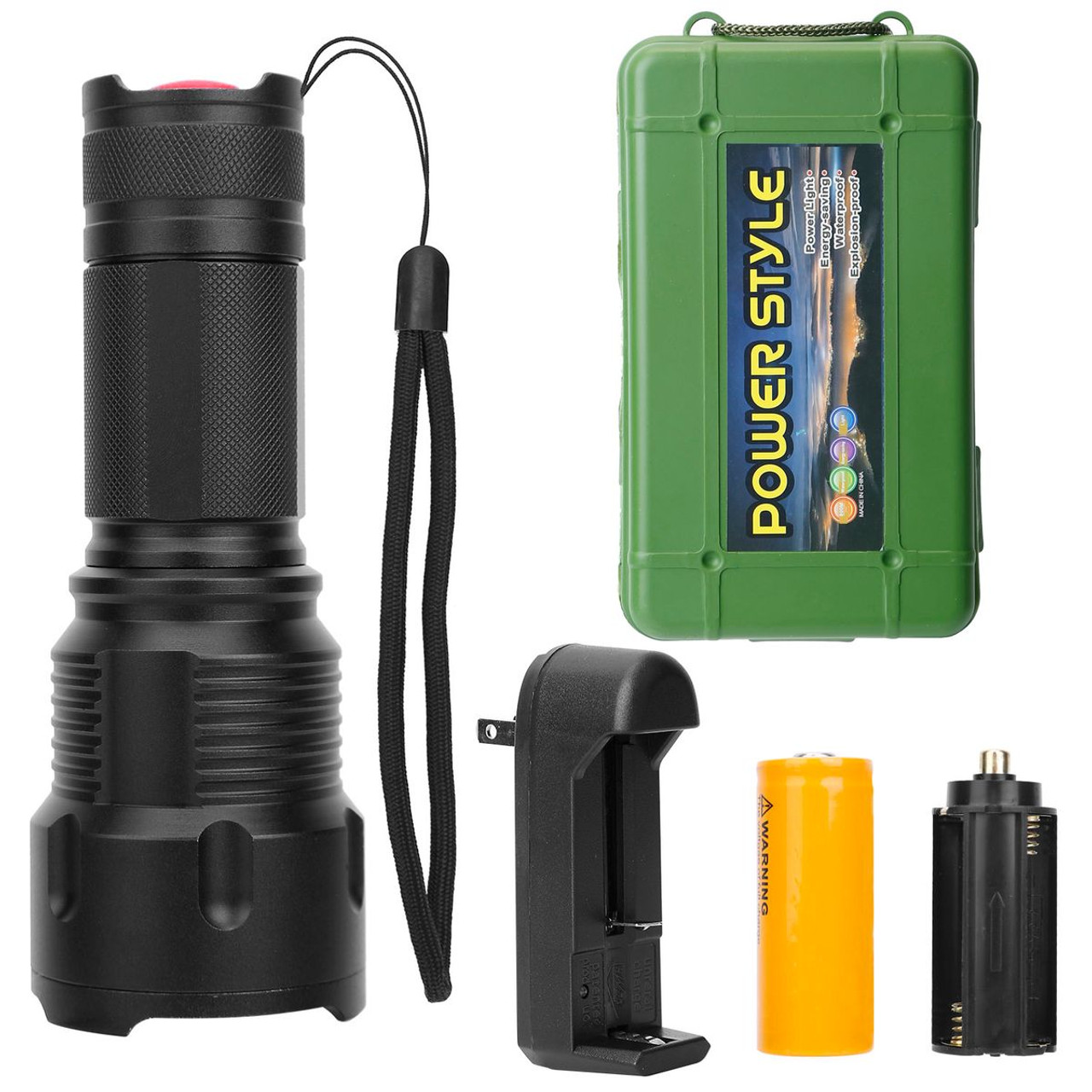 LakeForest® LED Rechargeable Flashlight product image