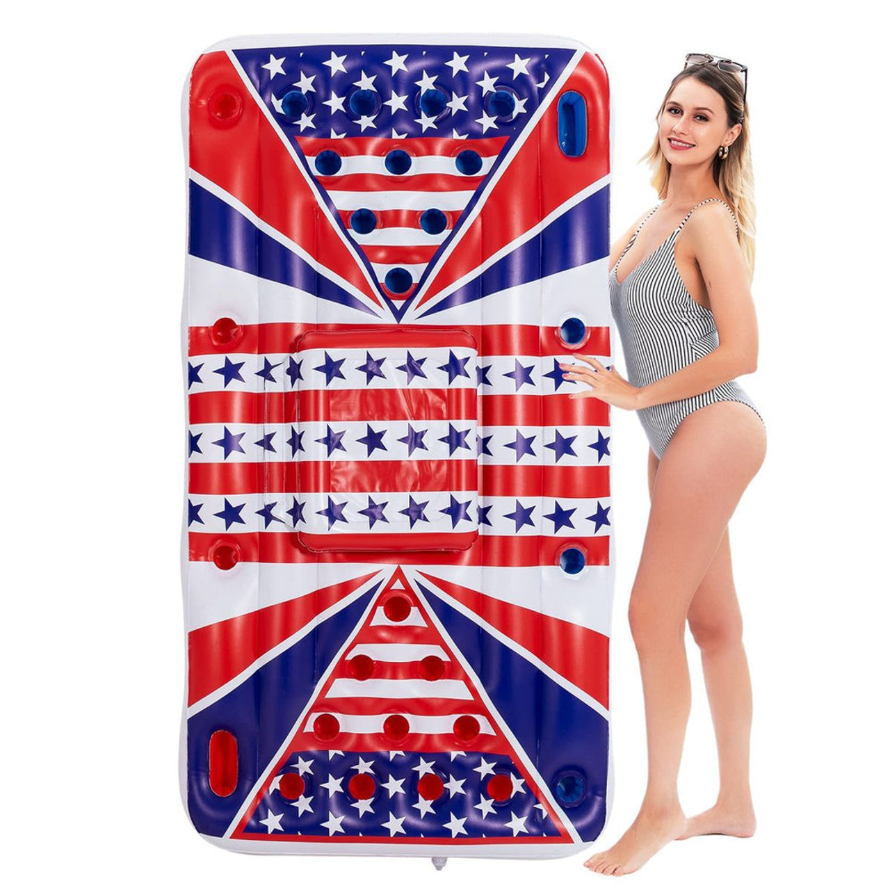 American Flag Beer Pong Cooler Float product image