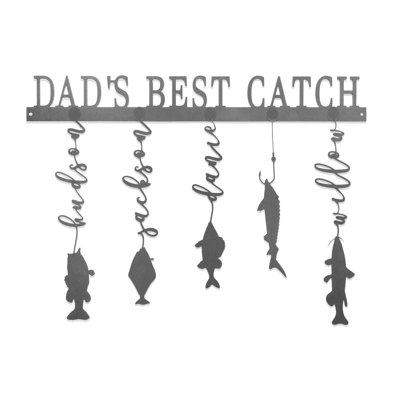 Personalized Steel Fish Wall Sign product image