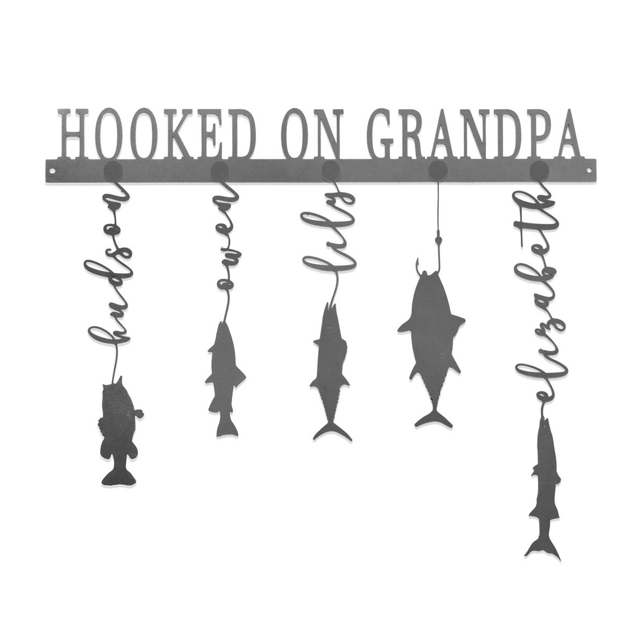 Personalized Steel Fish Wall Sign product image