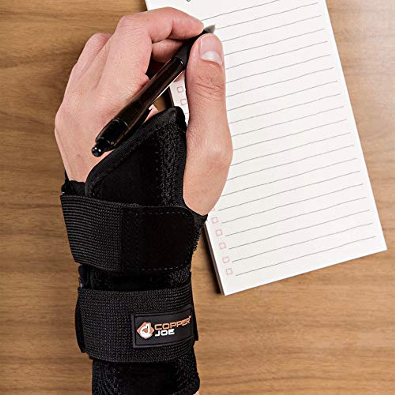 Copper Joe® Copper-Infused Ultimate Fitted Wrist Brace (Left or Right Hand) product image
