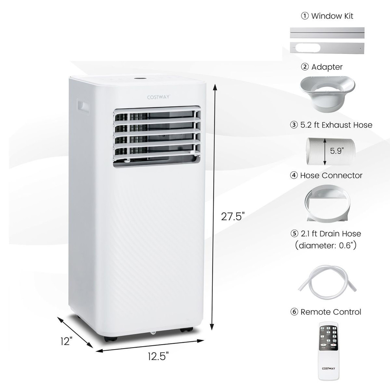 10,000-BTU Portable Air Conditioner product image