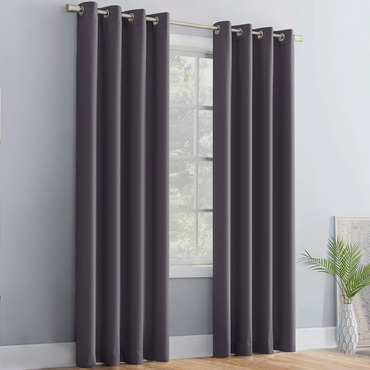 Blackout Grommet Window Curtain Panels (set Of 2) product image