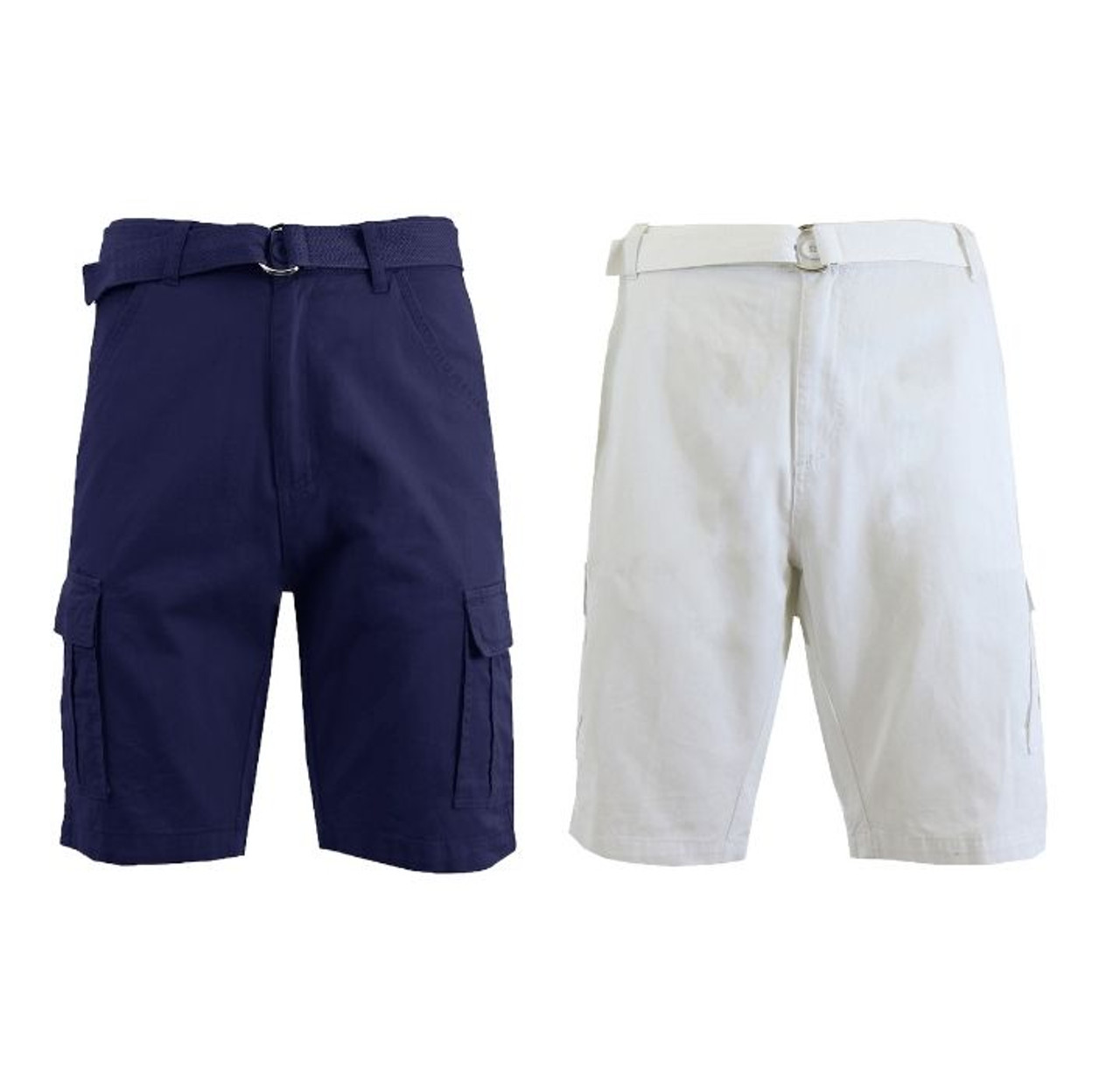 Men's Cotton Chino Shorts with Belt (2-Pack) product image