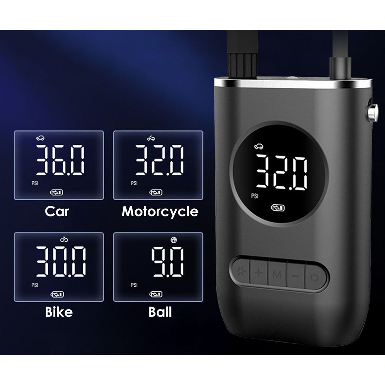 iMounTEK® Wireless Portable Car Tire Inflator Pump product image