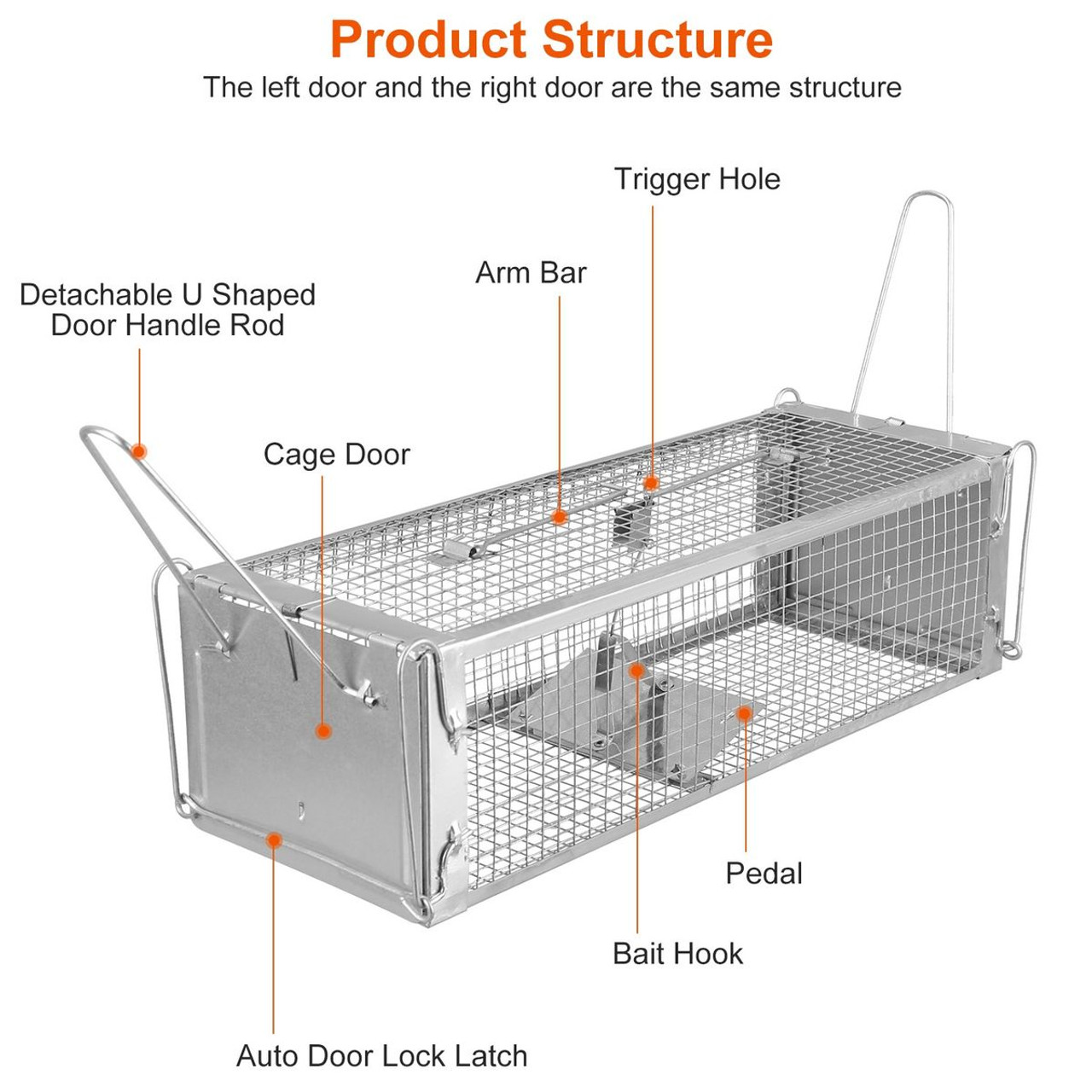 iMounTEK® Humane Live Animal Catch-and-Release Trap product image