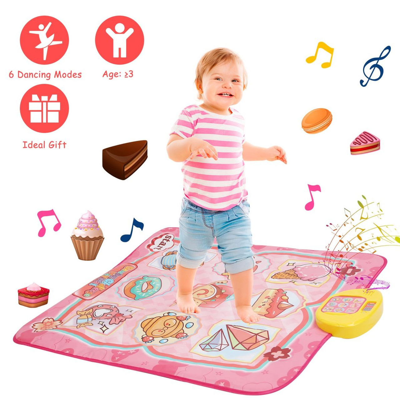 iMounTEK® Kids' 7-Mode Music Dance Pad product image