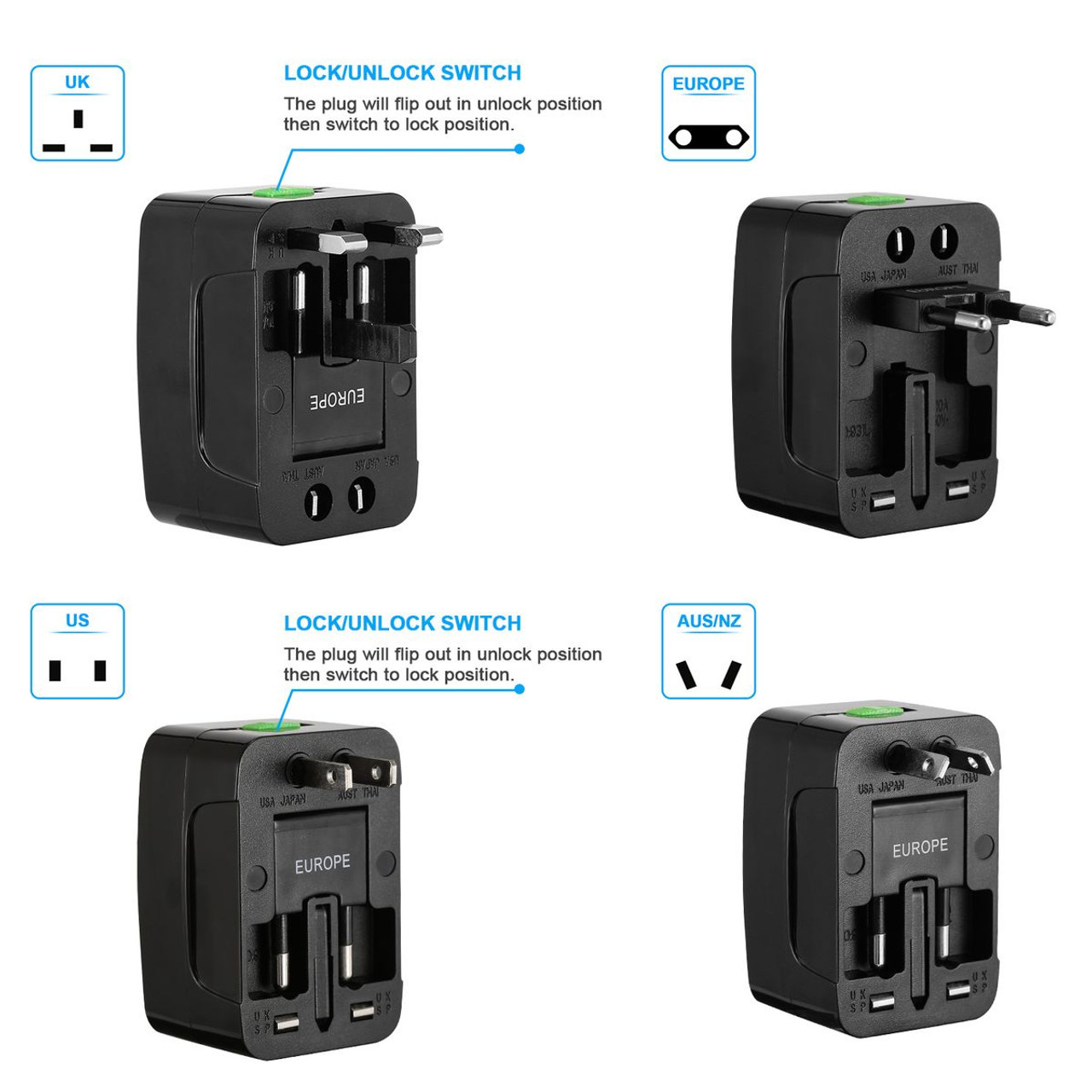 iMounTEK® Universal Travel Adapter product image