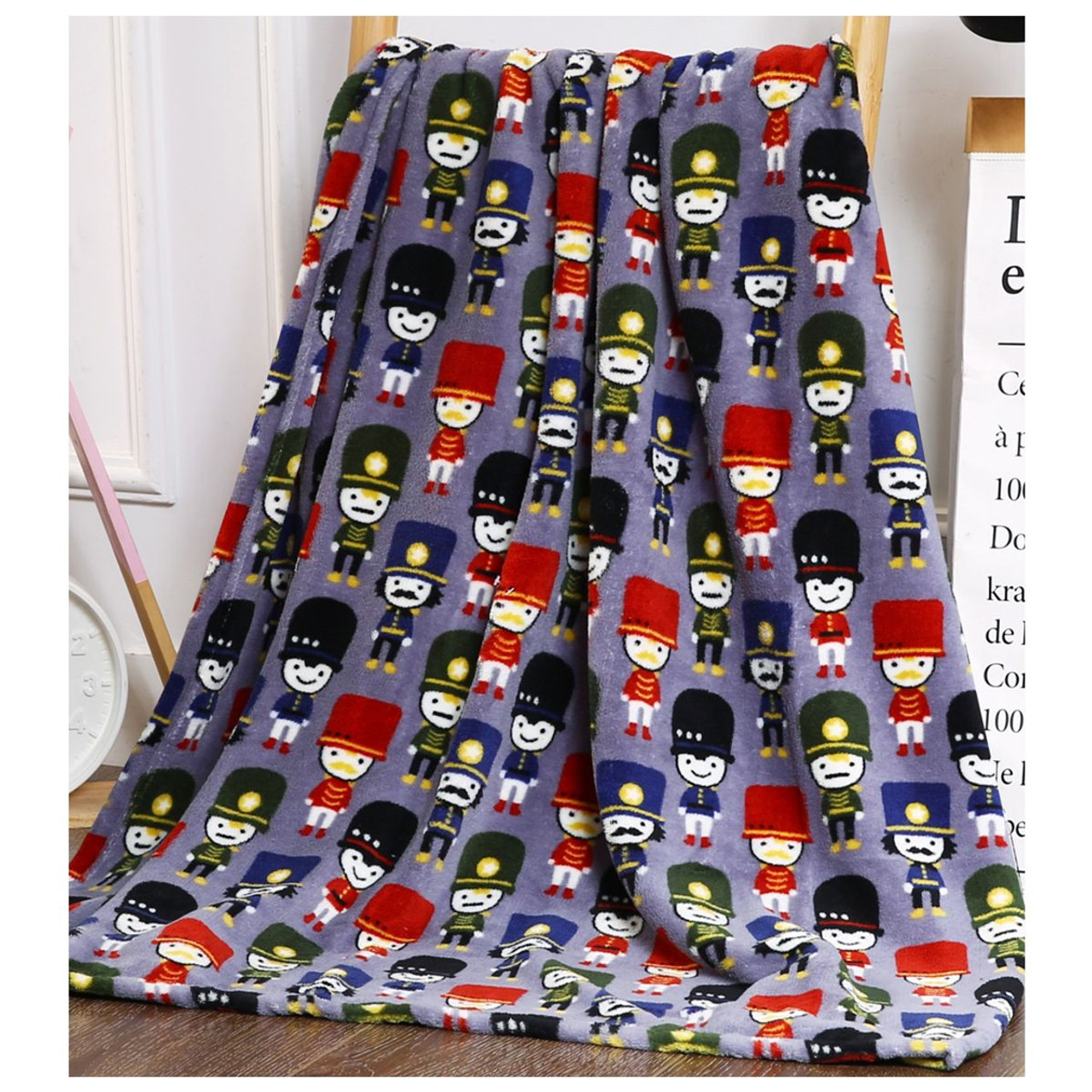 Noble House Soft Fleece Winter Holiday Throw Blanket product image