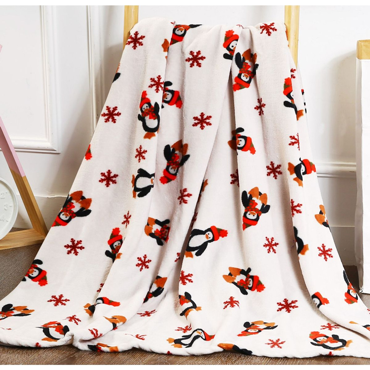 Noble House Soft Fleece Winter Holiday Throw Blanket product image