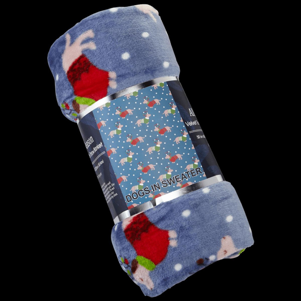 Noble House Soft Fleece Winter Holiday Throw Blanket product image