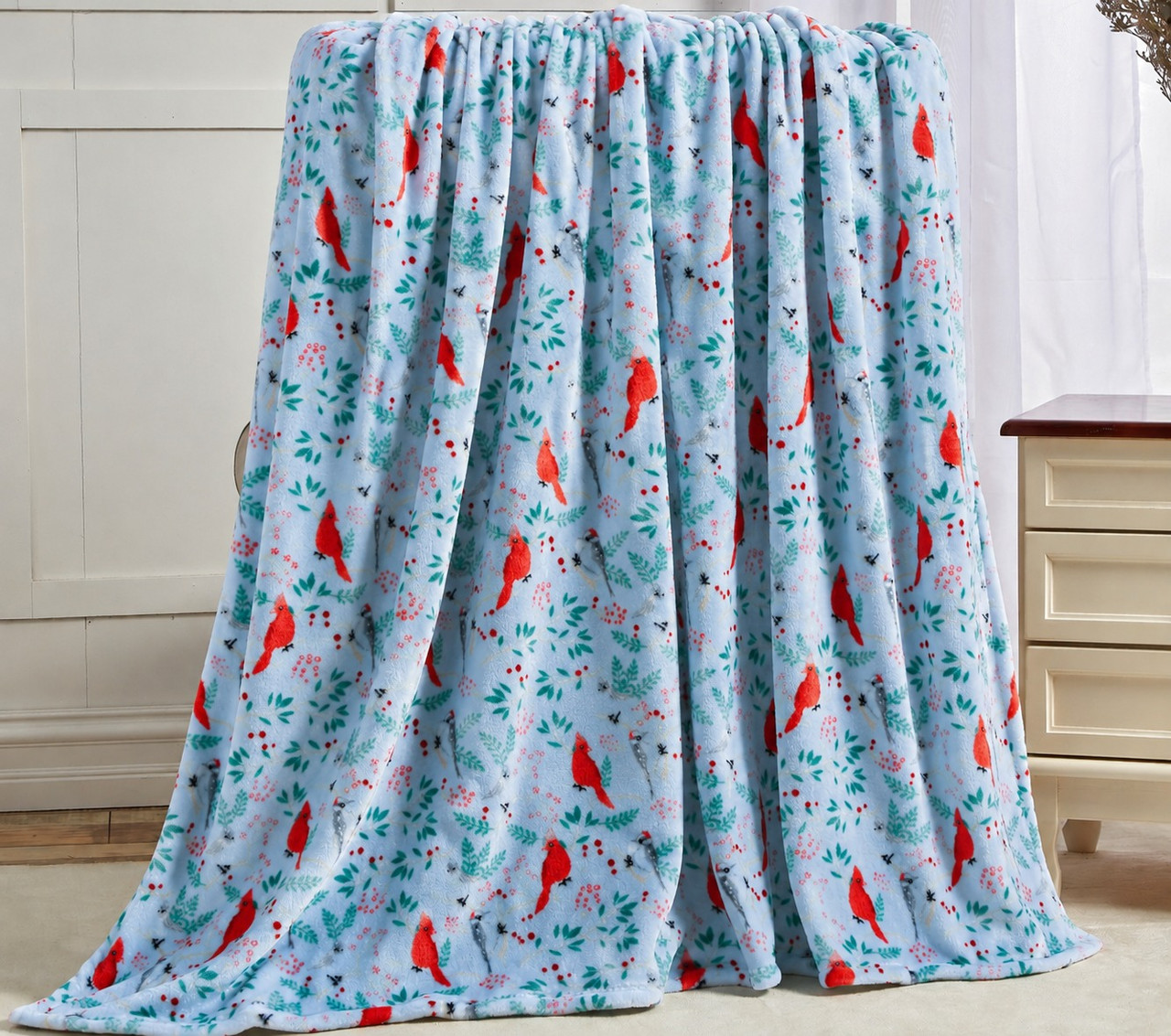 Noble House Soft Fleece Winter Holiday Throw Blanket product image