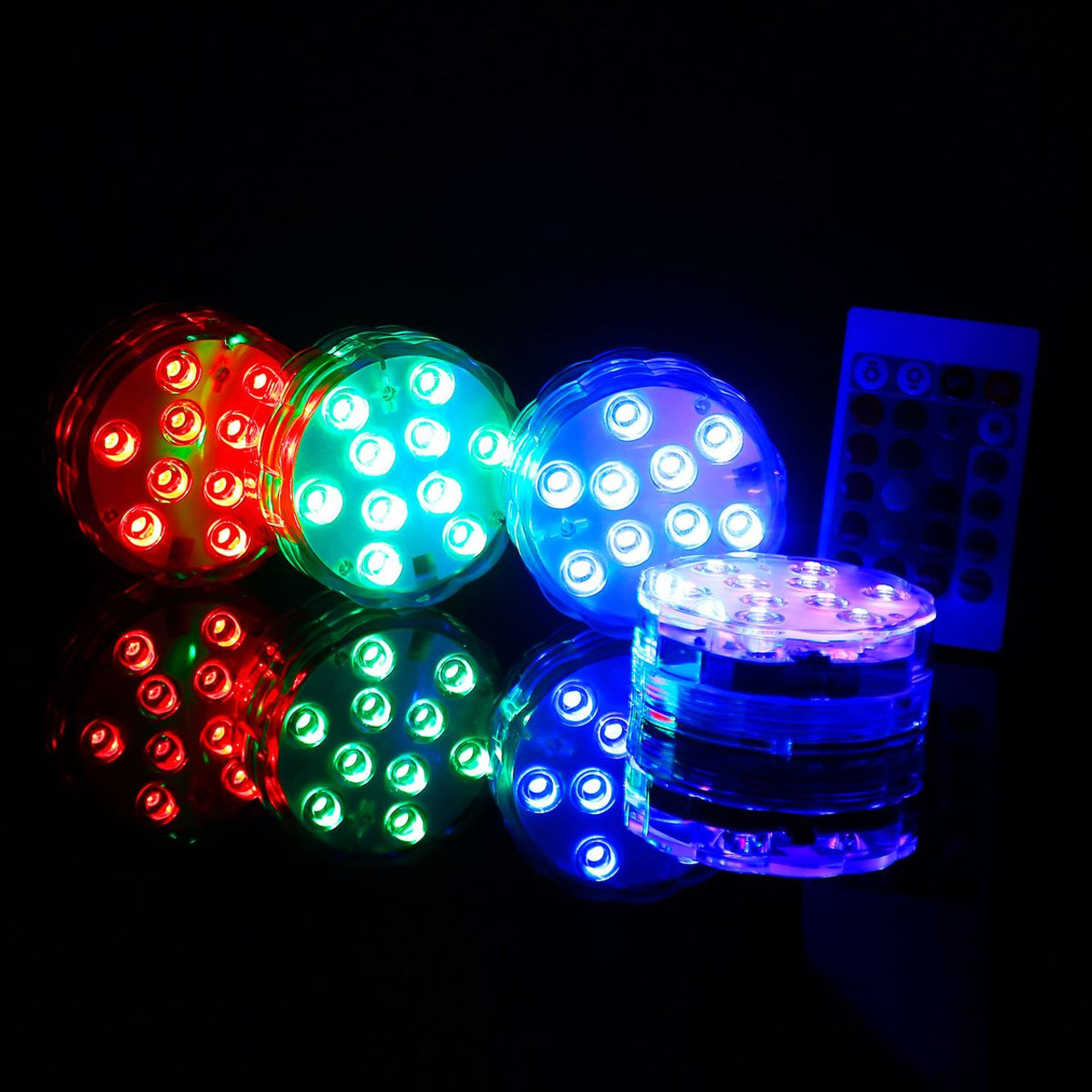 iMounTEK® Waterproof RGB LED Light (4-Pack) product image