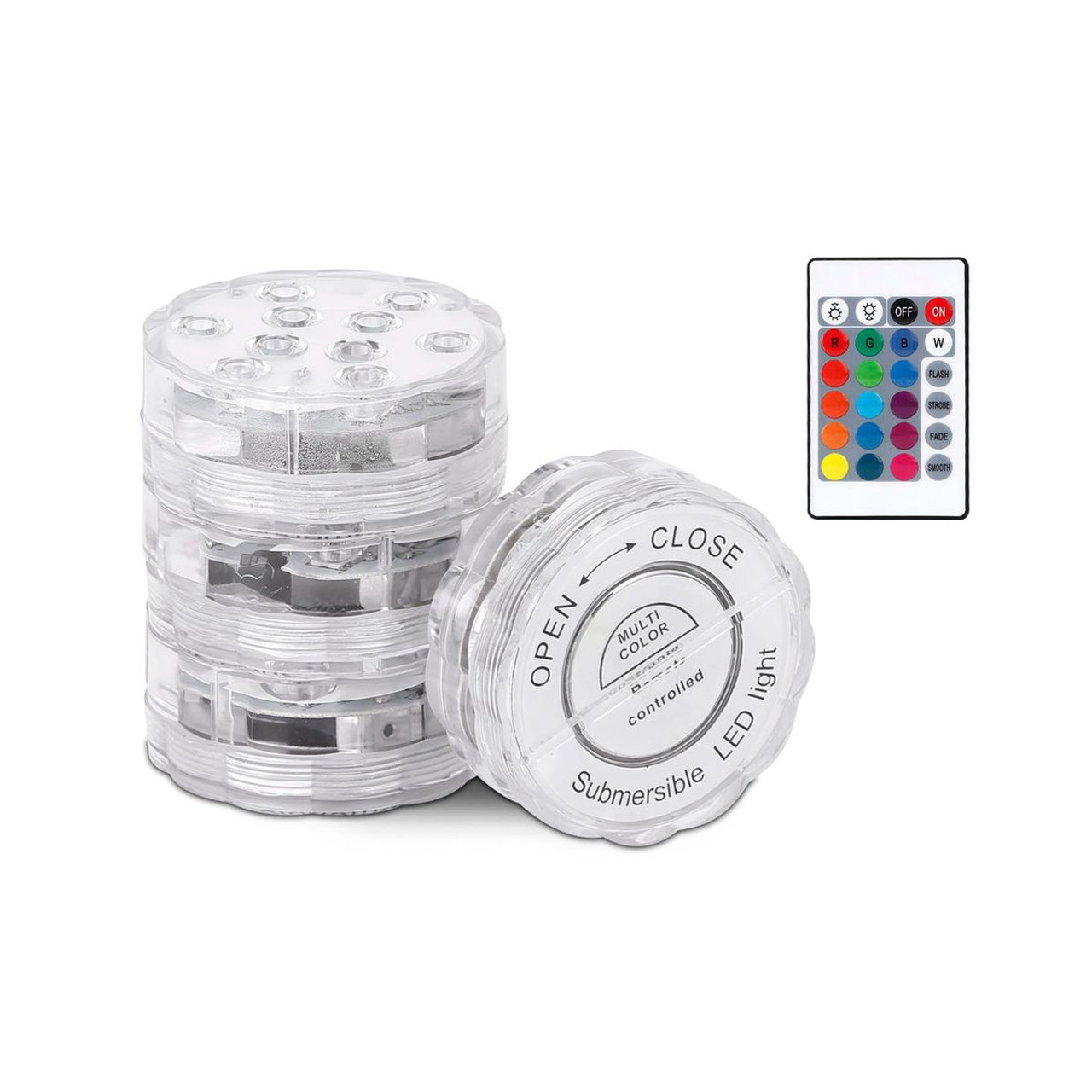 iMounTEK® Waterproof RGB LED Light (4-Pack) product image