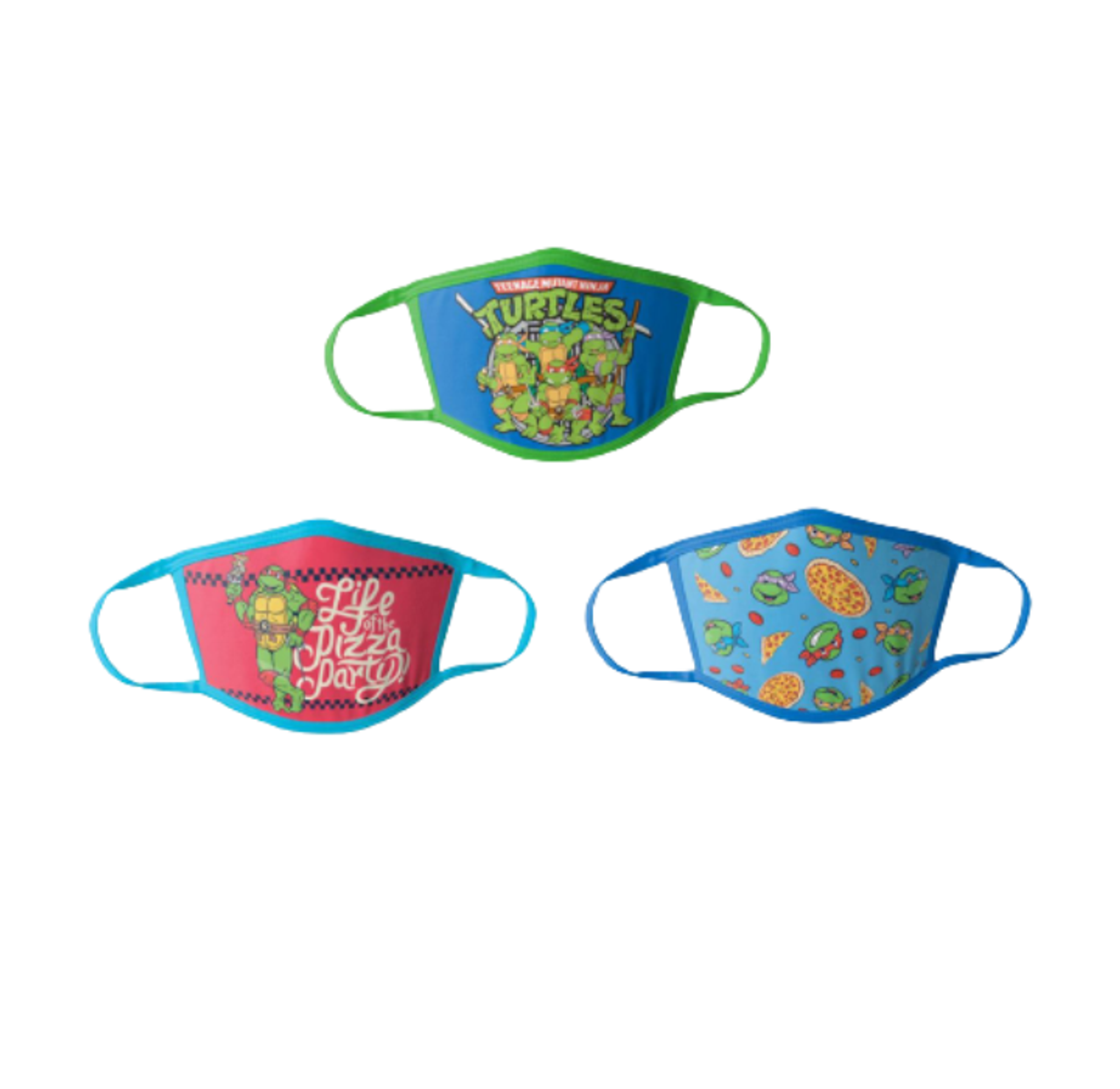 Kids' Cartoon Washable Face Masks (3-Pack)  product image