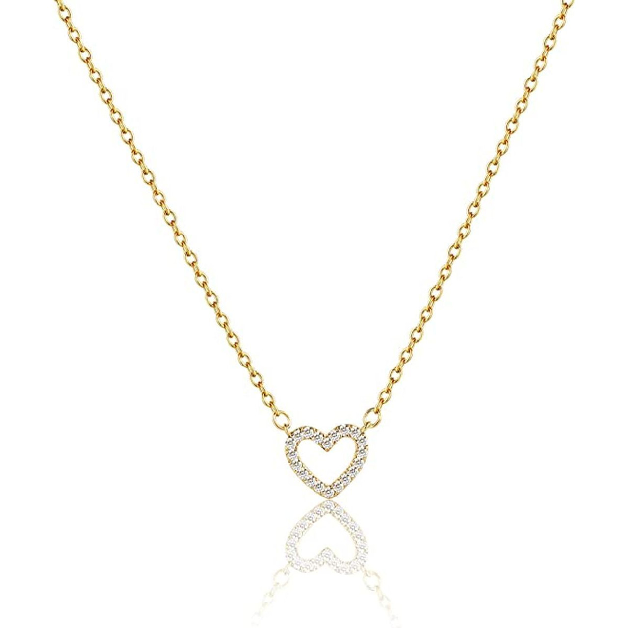  Dainty Diamond Heart Necklace  product image
