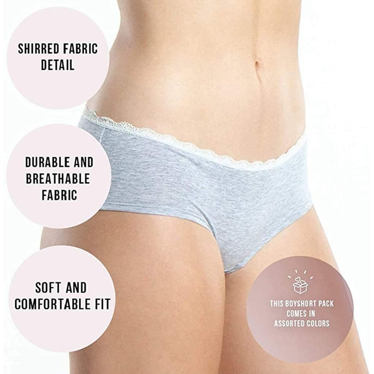 Women's Cotton Boyshort Underwear (8-Pack) product image